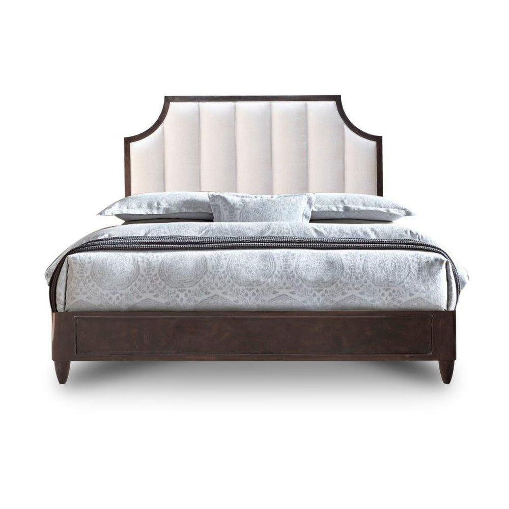 Cezanne King Bed-Hickory White-HICW-415-20VB-BedsVuitton Brown-2-France and Son