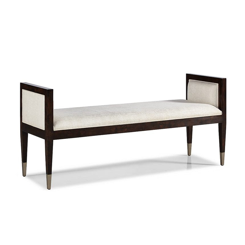 Matisse Bench-Hickory White-HICW-415-80VB-BenchesVuitton Brown-2-France and Son