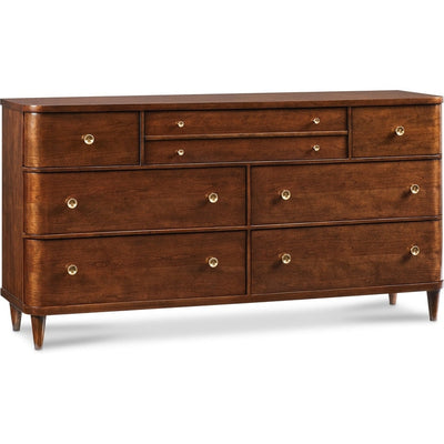 Novella Dresser Organic Brown-Hickory White-HICW-417-30OB-Dressers-1-France and Son
