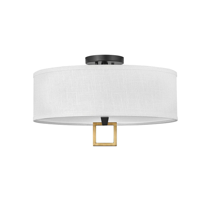 Foyer Link - Medium Semi - Flush Mount-Hinkley Lighting-HINKLEY-41808BK-Flush Mounts-1-France and Son