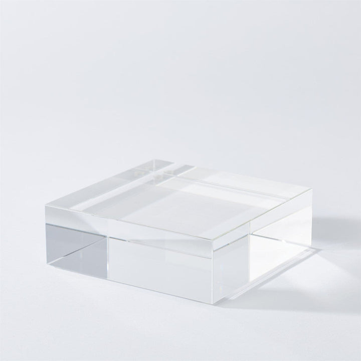 Crystal Cube Riser-Global Views-GVSA-8.81740-Decorative ObjectsSmst-6-France and Son