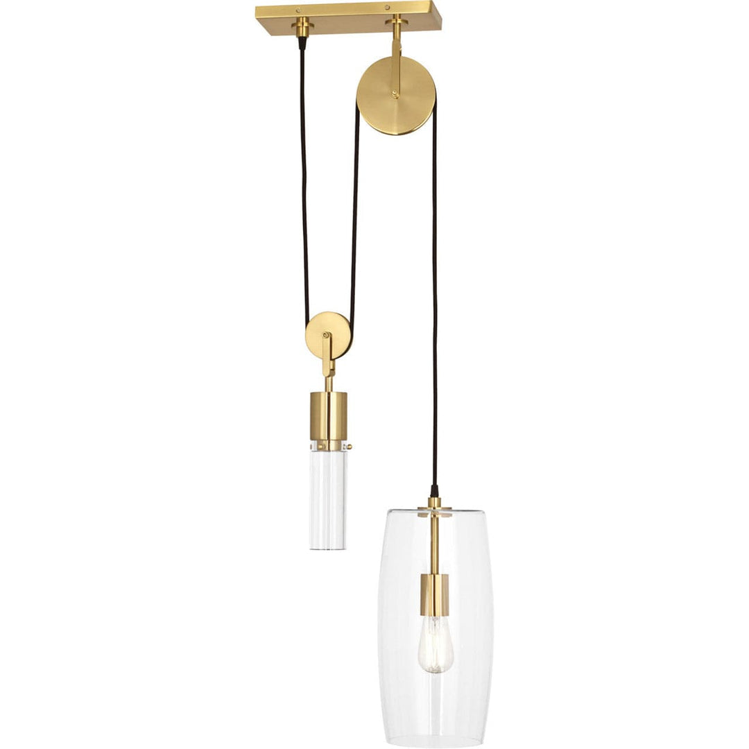 Gravity Pendant-Robert Abbey Fine Lighting-ABBEY-419-PendantsModern Brass Finish-1-France and Son