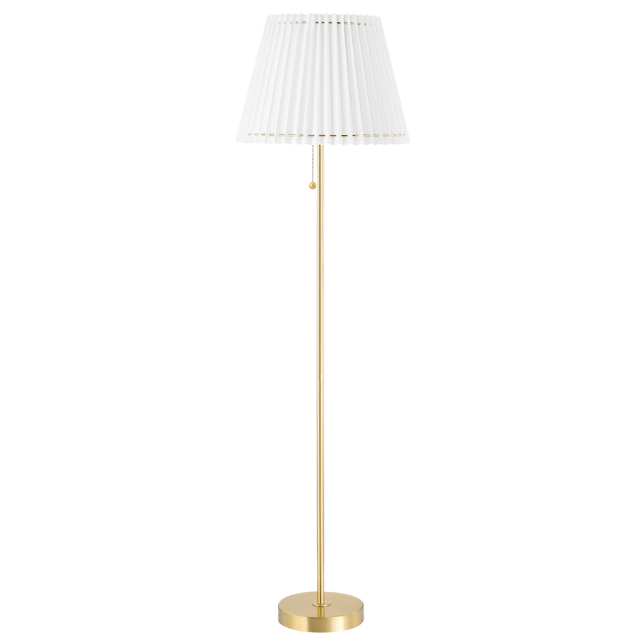 Demi 1 Light Floor Lamp-Mitzi-HVL-HL476401-AGB-Floor LampsAged Brass-1-France and Son