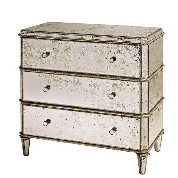 Antiqued Mirror Chest-Currey-CURY-4204-Dressers-2-France and Son