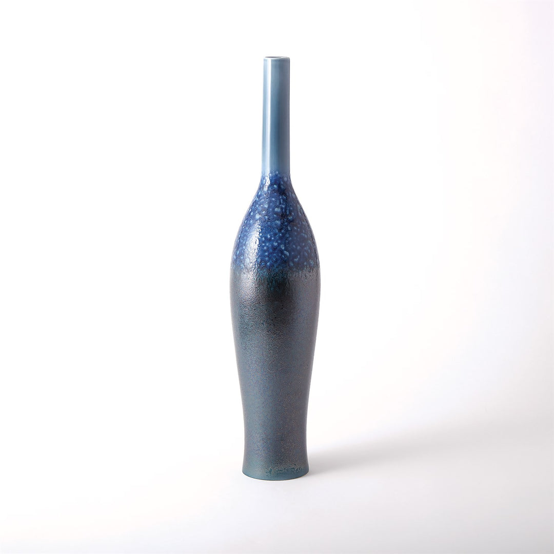 Sapphire Ombre Bottle - Lg-Global Views-GVSA-1.10554-Vases-3-France and Son