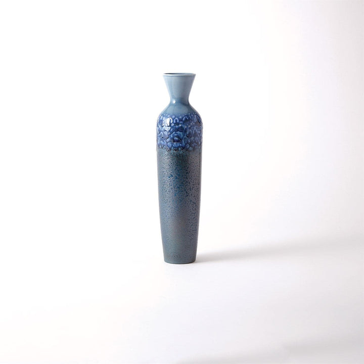 Sapphire Ombre Bottle-Global Views-GVSA-1.10557-VasesSmall-Sapphire Ombre Vase-4-France and Son