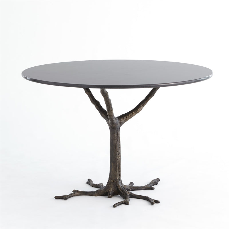 Faux Bois Dining Table-Global Views-GVSA-8.81054-Dining TablesBlack Powder Coat-4-France and Son