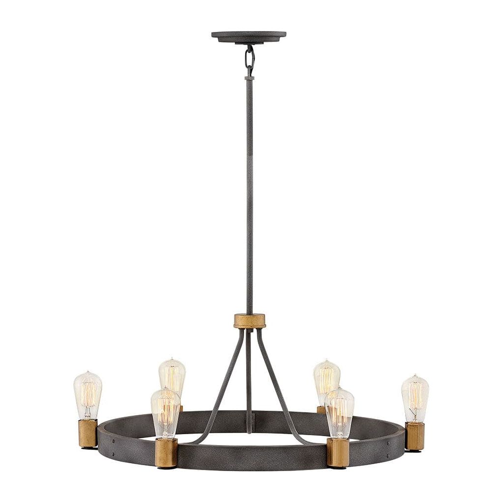 Chandelier Silas - Single Tier-Hinkley Lighting-HINKLEY-4266DZ-ChandeliersMedium-3-France and Son