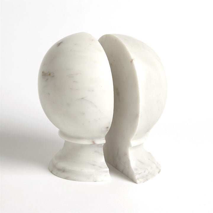 Marble Sphere Bookends-Global Views-GVSA-9.92382-Bookends-1-France and Son