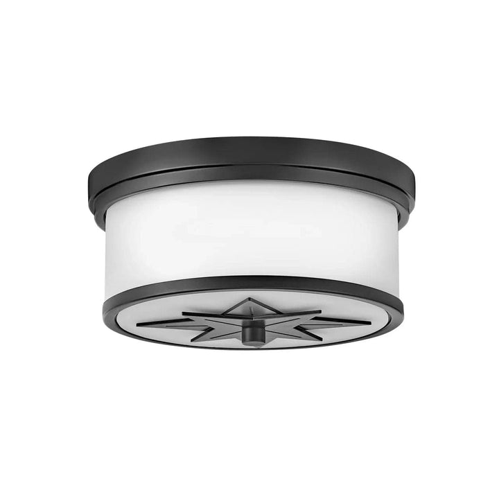 Foyer Montrose - Medium Flush Mount-Hinkley Lighting-HINKLEY-42801BK-Flush MountsBlack-1-France and Son