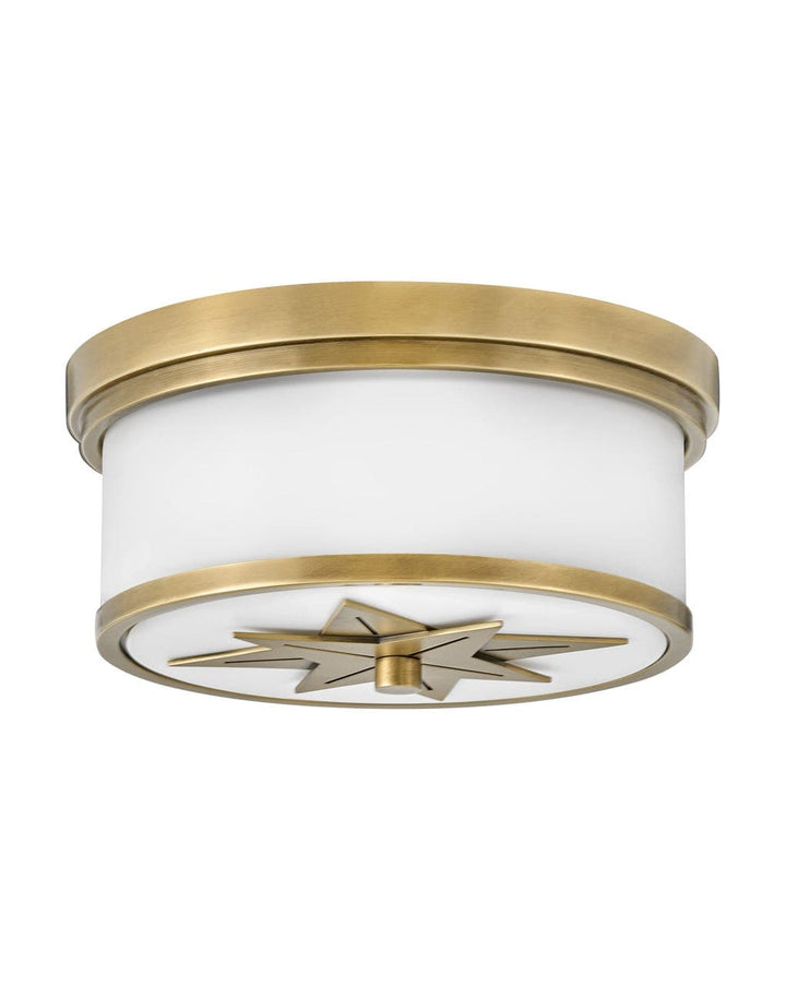 Foyer Montrose - Medium Flush Mount-Hinkley Lighting-HINKLEY-42801HB-Flush MountsHeritage Brass-6-France and Son