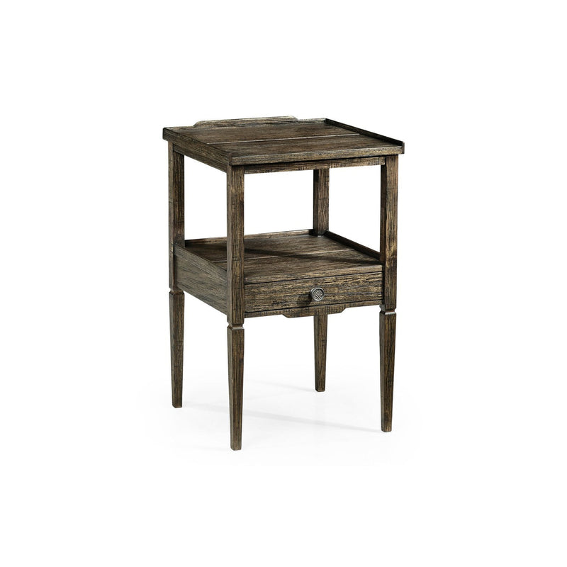 Casual Square Lamp Table-Jonathan Charles-JCHARLES-491023-CFW-Side TablesCountry Walnut-6-France and Son