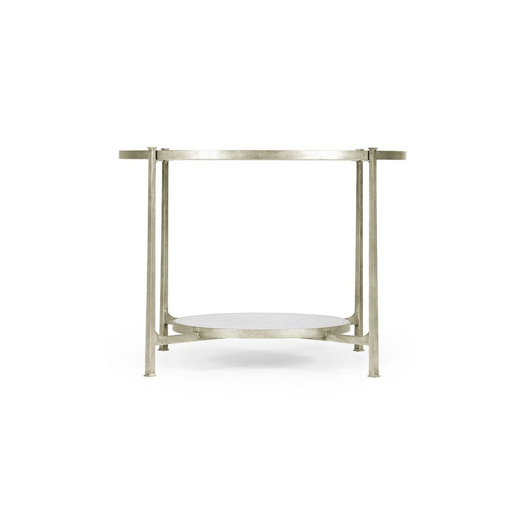 Églomisé Iron Centre Table-Jonathan Charles-JCHARLES-494104-G-Dining TablesGold Leaf-5-France and Son