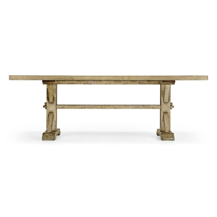 Solid Wood Dining Table-Jonathan Charles-JCHARLES-491059-90L-CFW-Dining TablesCountry Walnut-90"-5-France and Son