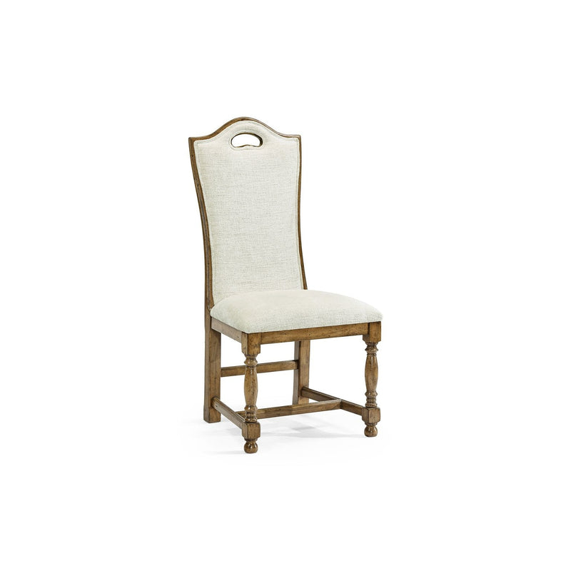 Casual High Back Side Chair-Jonathan Charles-JCHARLES-493381-SC-DTM-F400-Dining ChairsMedium Driftwood & Shambala-5-France and Son