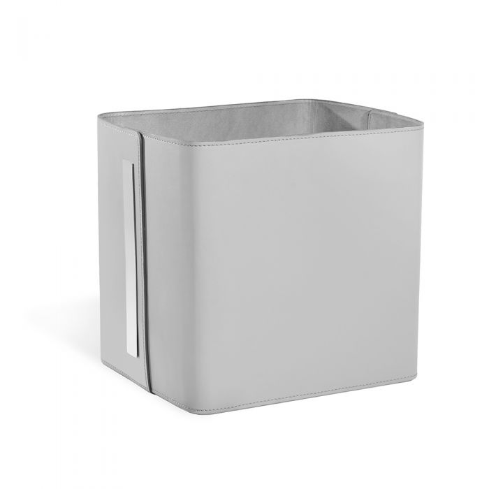 Portia Storage Basket-Interlude-INTER-430525-Baskets & BoxesLight Grey-2-France and Son