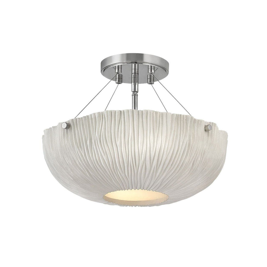 Coral Medium Semi-flush Mount-Hinkley Lighting-HINKLEY-43203SHW-Flush Mounts-1-France and Son