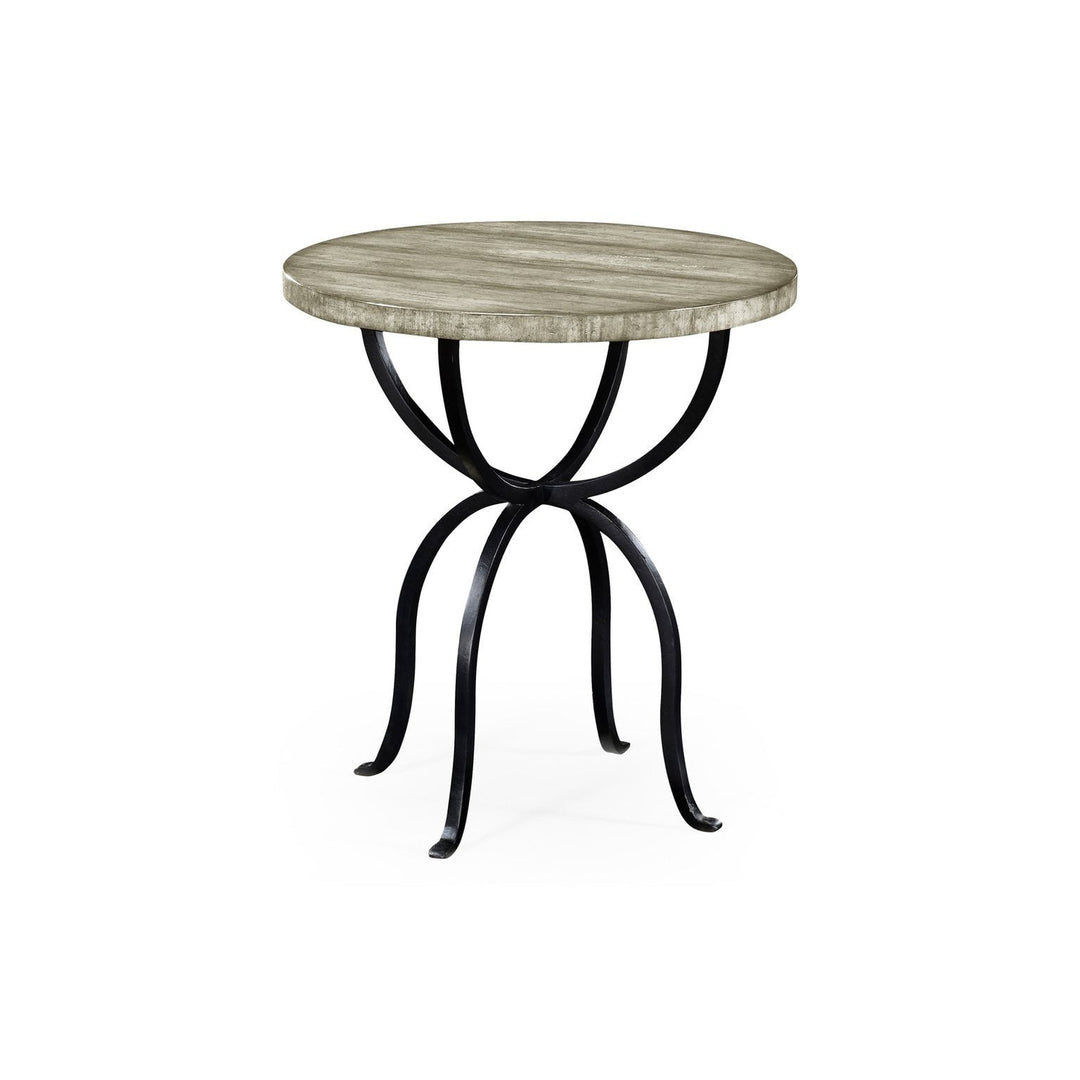 Round Side Table-Jonathan Charles-JCHARLES-491072-CFW-Side TablesCountry Walnut-13-France and Son
