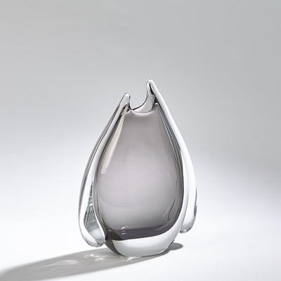 Fin Vase-Global Views-GVSA-6.60537-VasesGrey-Small-3-France and Son