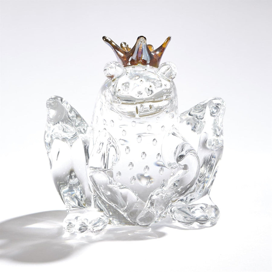 Frog Prince Clear With Bubbles-Global Views-GVSA-6.60547-Decorative Objects-1-France and Son