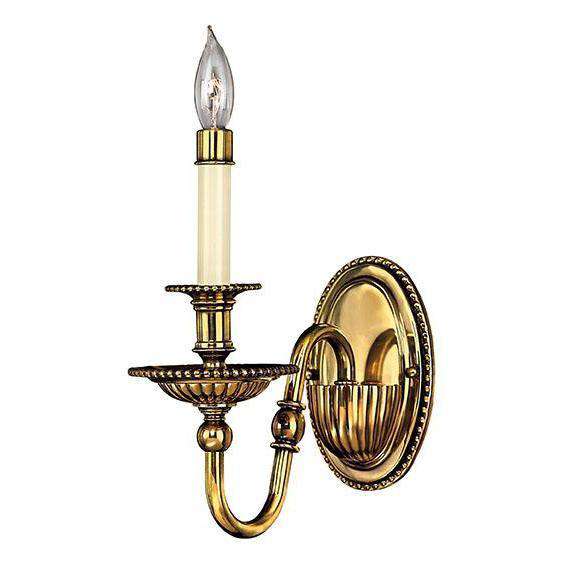 Cambridge Sconce Burnished Brass-Hinkley Lighting-HINKLEY-4410BB-Wall Lighting-1-France and Son