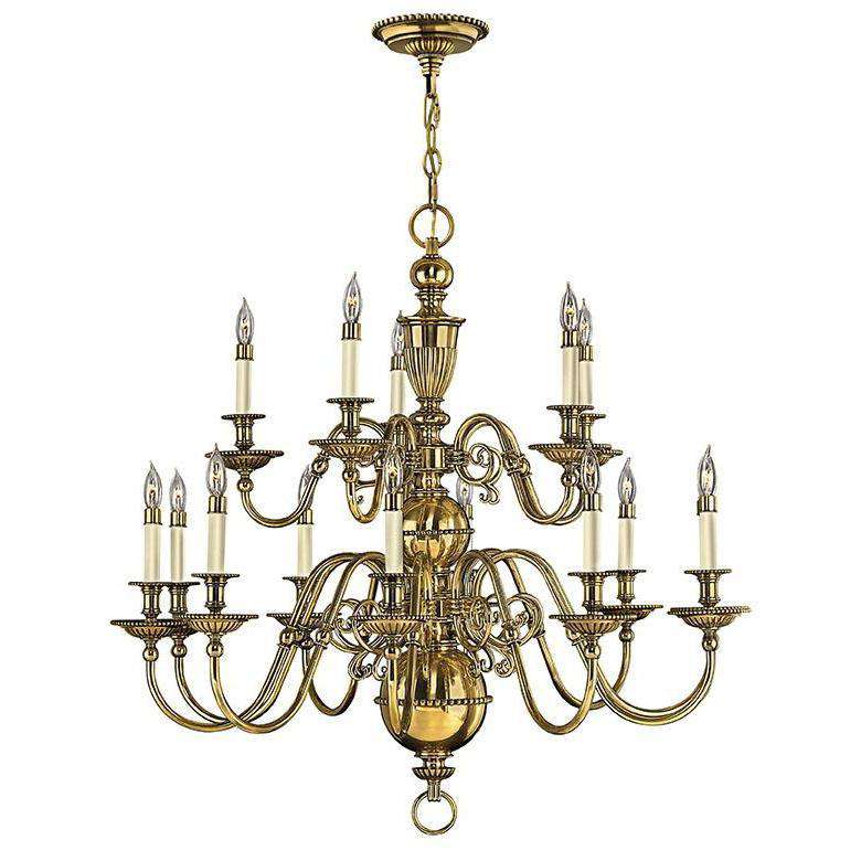 Cambridge Chandelier Burnished Brass-Hinkley Lighting-HINKLEY-4417BB-Chandeliers-1-France and Son