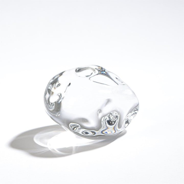 Dimple Paperweight-Global Views-GVSA-6.60544-Decorative ObjectsClear-Small-5-France and Son