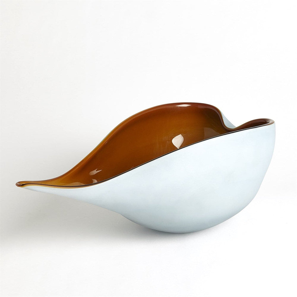 Frosted Blue w/Amber Casing-Global Views-GVSA-8.82933-VasesBowl-Large-2-France and Son