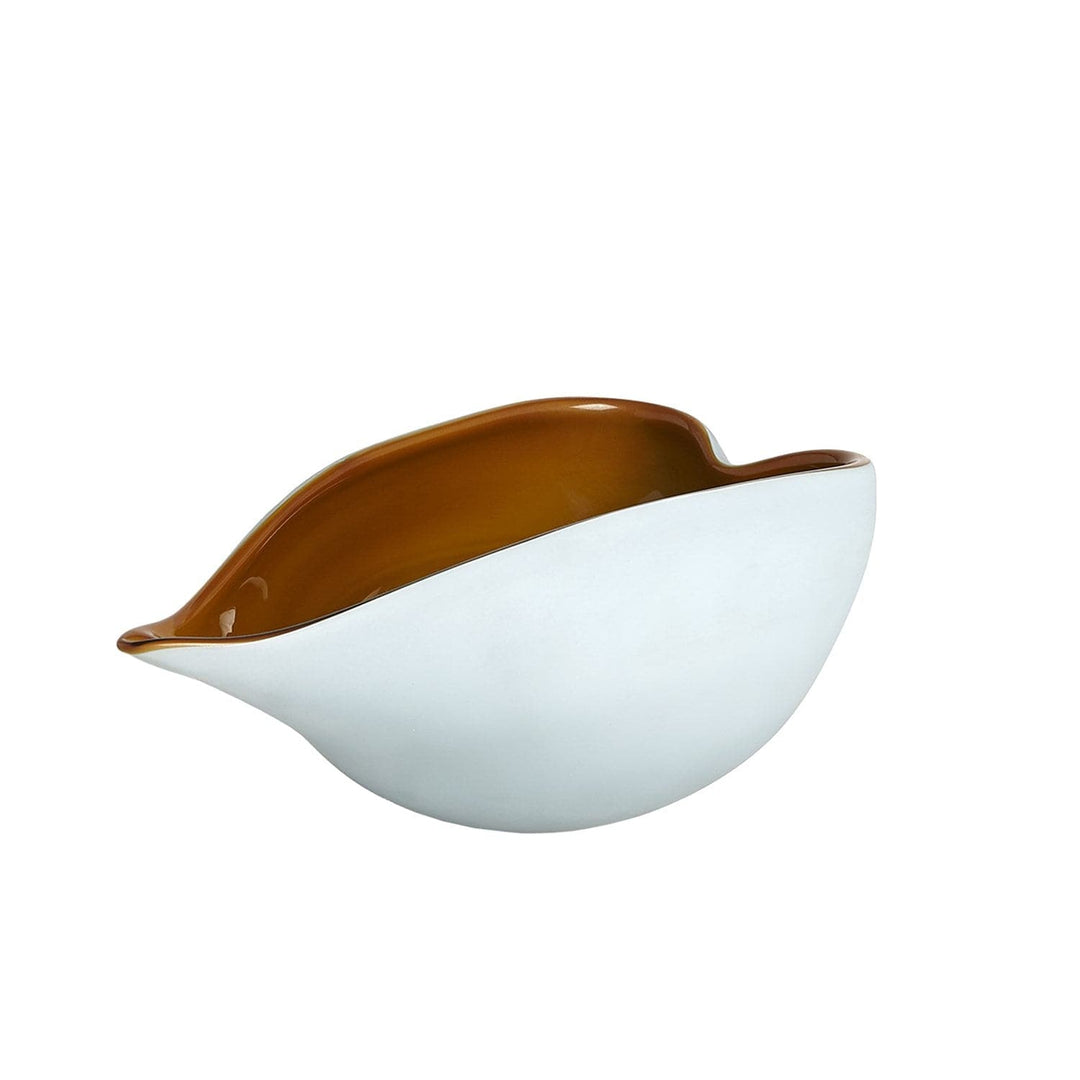 Frosted Blue w/Amber Casing-Global Views-GVSA-8.82934-VasesBowl-Small-5-France and Son