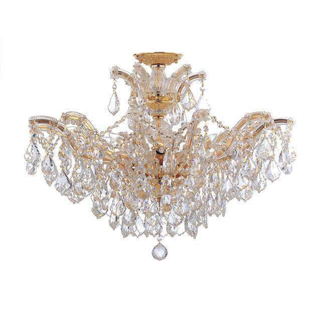 Maria Theresa 6 Light Semi-Flush-Crystorama Lighting Company-CRYSTO-4439-GD-CL-MWP_CEILING-Flush MountsGold-Clear Crystal-2-France and Son