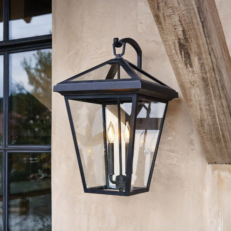 Outdoor Alford Place Wall Sconce-Hinkley Lighting-HINKLEY-2560MB-Outdoor Lighting2 Light Small-Incandescent-Museum Black-2-France and Son