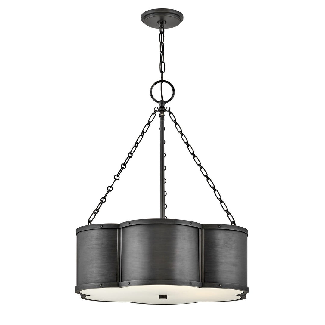 Chandelier Chance - Medium Drum-Hinkley Lighting-HINKLEY-4446BLB-ChandeliersBlackened Brass-1-France and Son