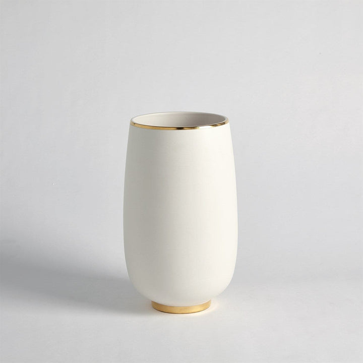 Gold Rim Bulb Vase-Global Views-GVSA-1.10762-VasesMedium-3-France and Son