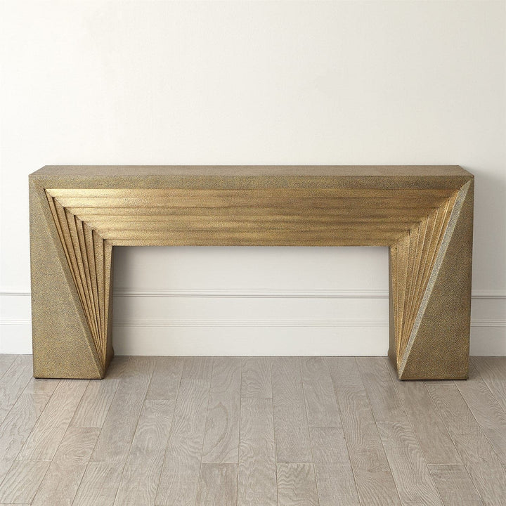 Deco Console-Global Views-GVSA-9.93518-Console TablesBrass-7-France and Son