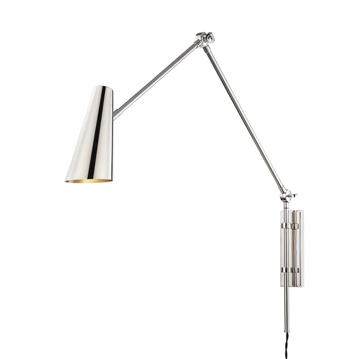 Lorne Wall Sconce-Hudson Valley-HVL-4121-PN-Wall LightingPolished Nickel-3-France and Son