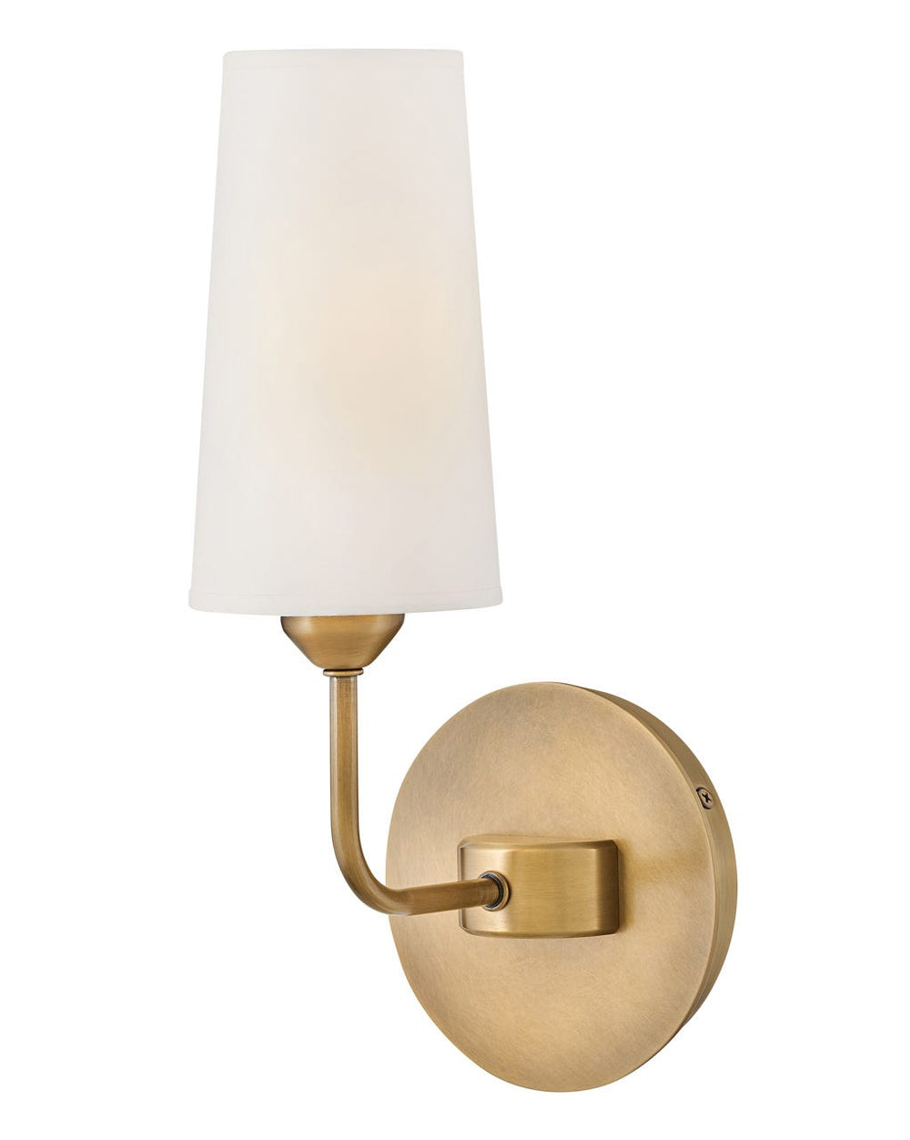 Lewis Single Light Sconce-Hinkley Lighting-HINKLEY-45000HB-Wall SconcesHeritage Brass-2-France and Son