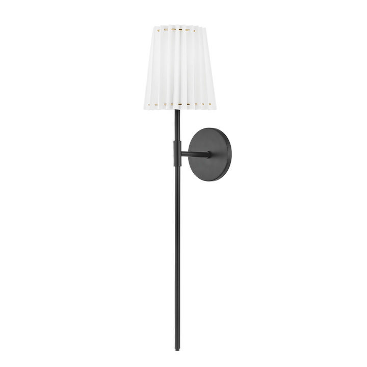 Demi 1 Light Wall Sconce-Mitzi-HVL-H476101B-SBK-Outdoor Wall SconcesSoft Black-2-France and Son