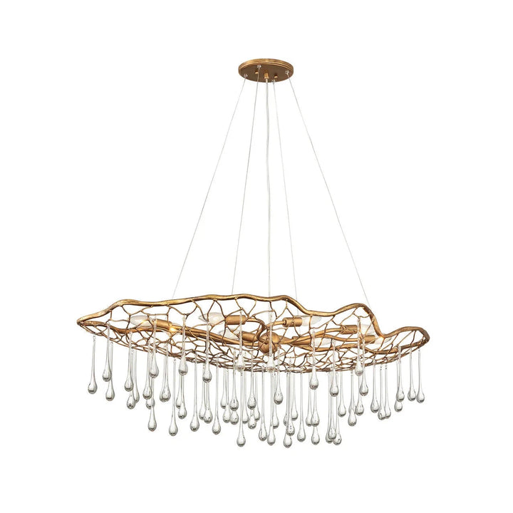 Laguna Eight Light Linear-Hinkley Lighting-HINKLEY-45308BNG-Chandeliers-1-France and Son