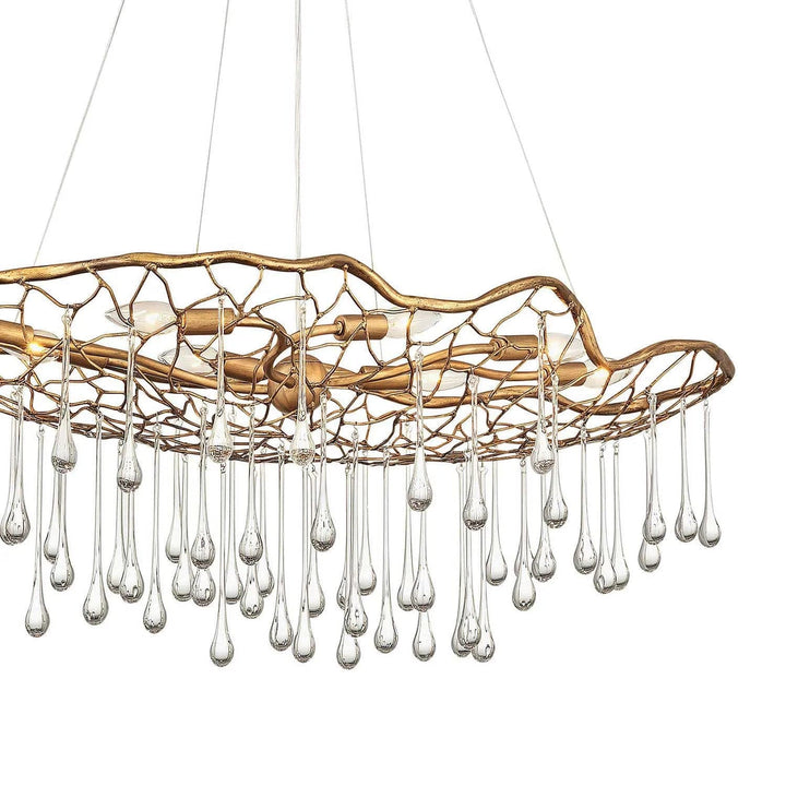 Laguna Eight Light Linear-Hinkley Lighting-HINKLEY-45308BNG-Chandeliers-2-France and Son