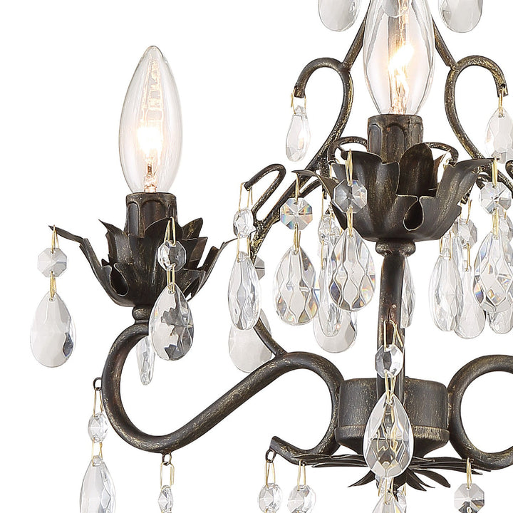 Paris Market 3 Light Mini-Chandelier-Crystorama Lighting Company-CRYSTO-4534-EB-CL-MWP-Chandeliers-3-France and Son