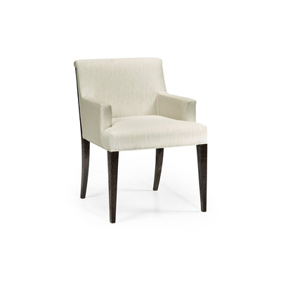 Geometric Dining Arm Chair-Jonathan Charles-JCHARLES-500341-AC-DMO-F300-Dining Chairs-1-France and Son