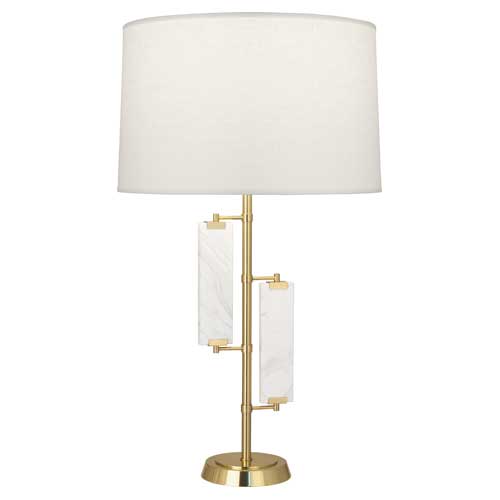 Alston Table Lamp-Robert Abbey Fine Lighting-ABBEY-455-Table LampsModern Brass Finish-1-France and Son