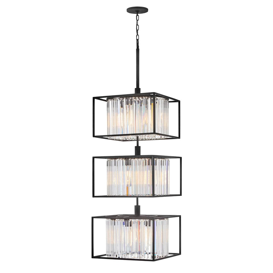 Foyer Giada Extra Large Multi Tier-Hinkley Lighting-HINKLEY-4558BK-Pendants-1-France and Son