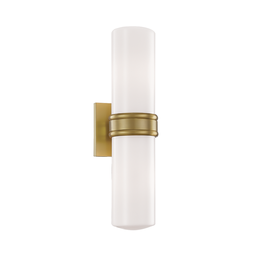 Natalie 2 Light Wall Sconce-Mitzi-HVL-H328102-AGB-Outdoor Wall SconcesAged Brass-1-France and Son