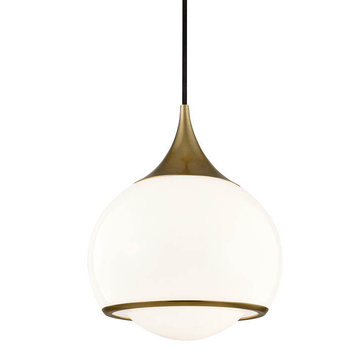 Reese 1 Light Pendant-Mitzi-HVL-H281701M-AGB-PendantsAged Brass-Medium-4-France and Son