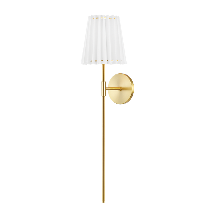 Demi 1 Light Wall Sconce-Mitzi-HVL-H476101B-AGB-Outdoor Wall SconcesAged Brass-1-France and Son