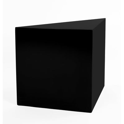 Triangle Accent Table-Alden Parkes-ALDEN-TB-TRIANGLE-SB-Side TablesSatin Black-2-France and Son