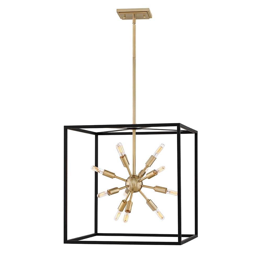 Chandelier Aros - Medium Open Frame Pendant-Hinkley Lighting-HINKLEY-46314BLK-ChandeliersBlack-1-France and Son