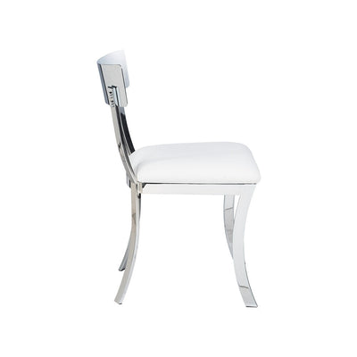 Maiden Dining Chair - White-Sunpan-SUNPAN-46336-Dining Chairs-3-France and Son
