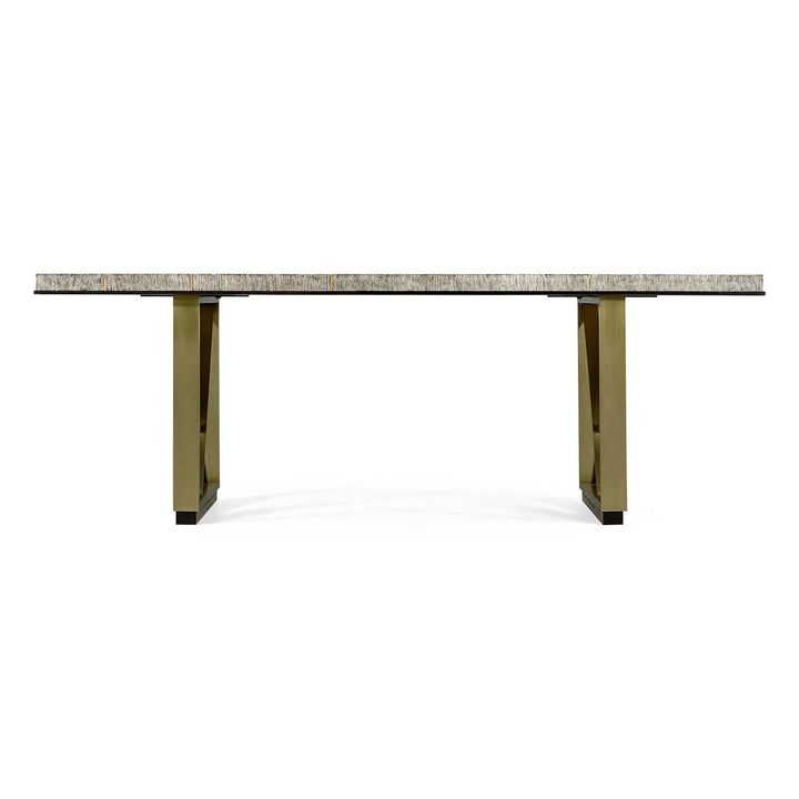 Geometric Dining Table-Jonathan Charles-JCHARLES-500290-108L-DFO-Dining Tables108"-12-France and Son